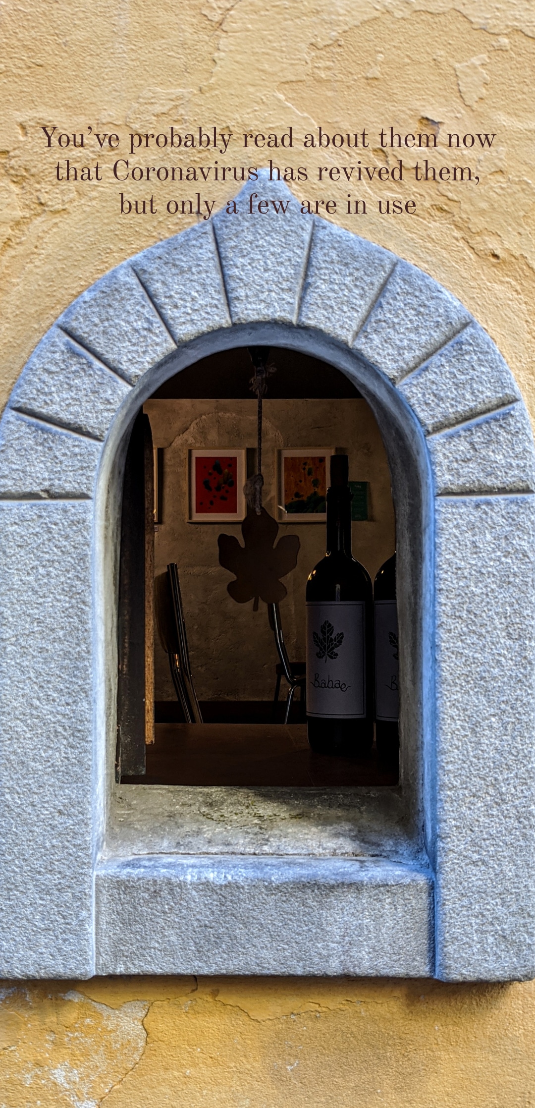 The Wine Windows of Tuscany Windows of Amsterdam